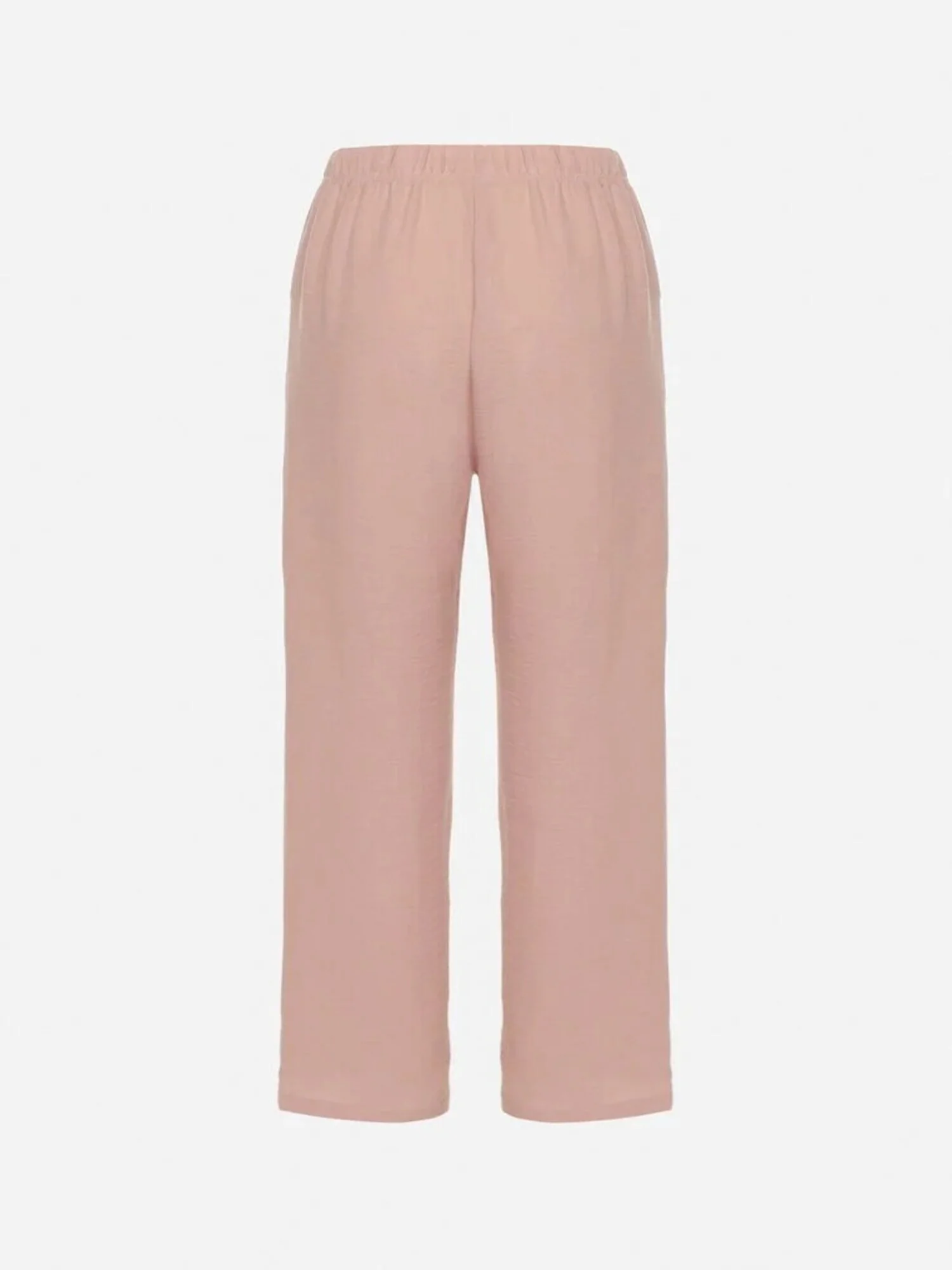 Pantalon droit effet lin - Image 4