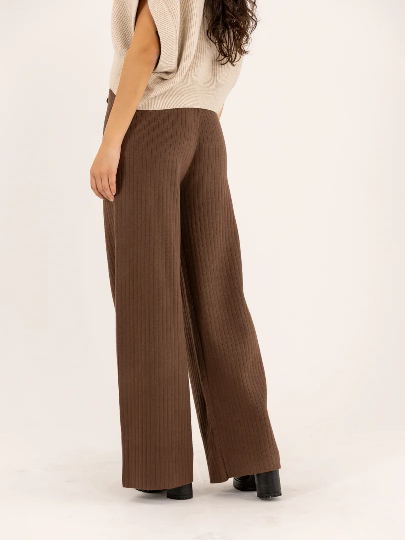 Pantalon droit en maille élastique - Image 12