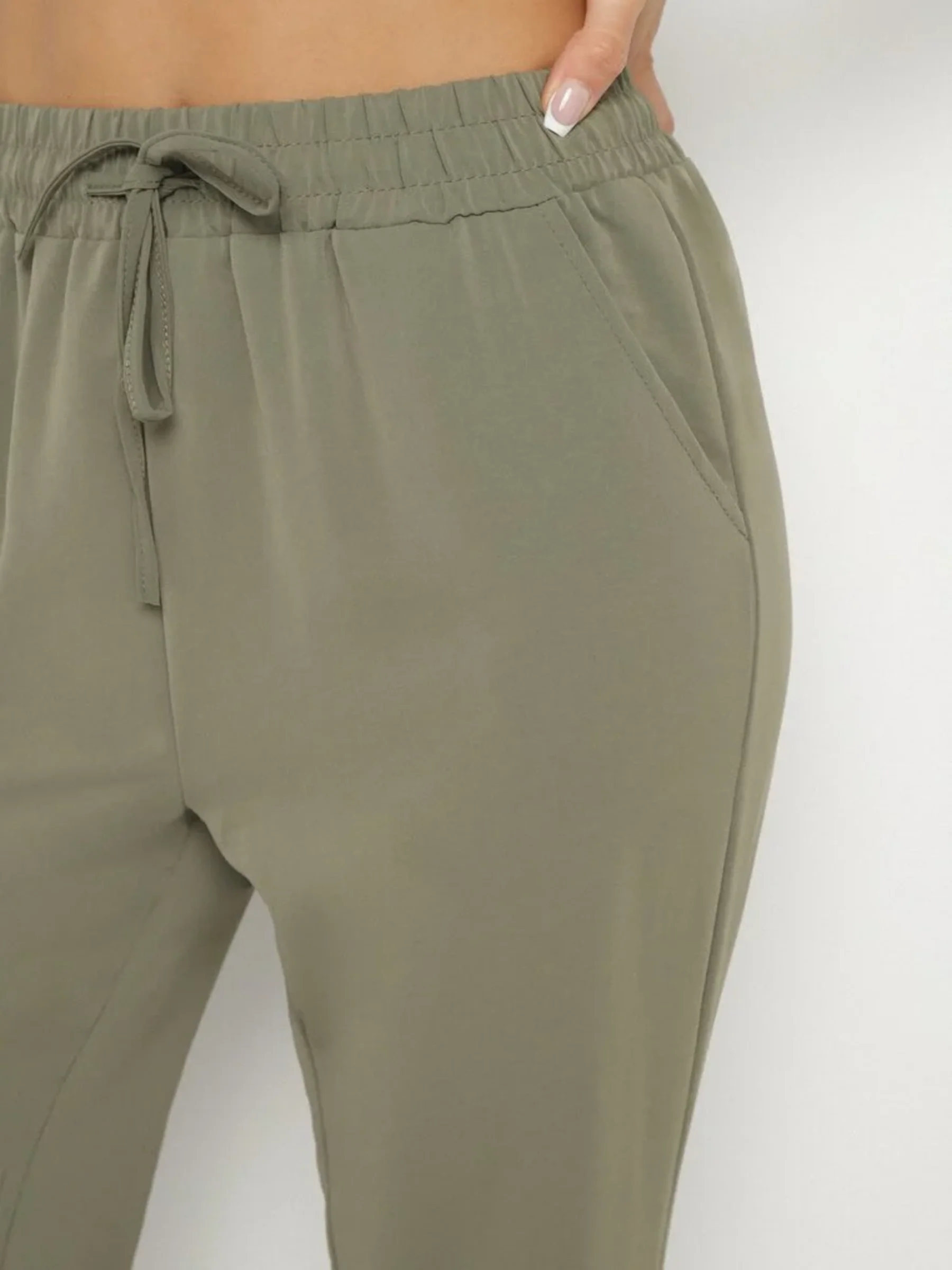 Pantalon droit en tissu doux - Image 6