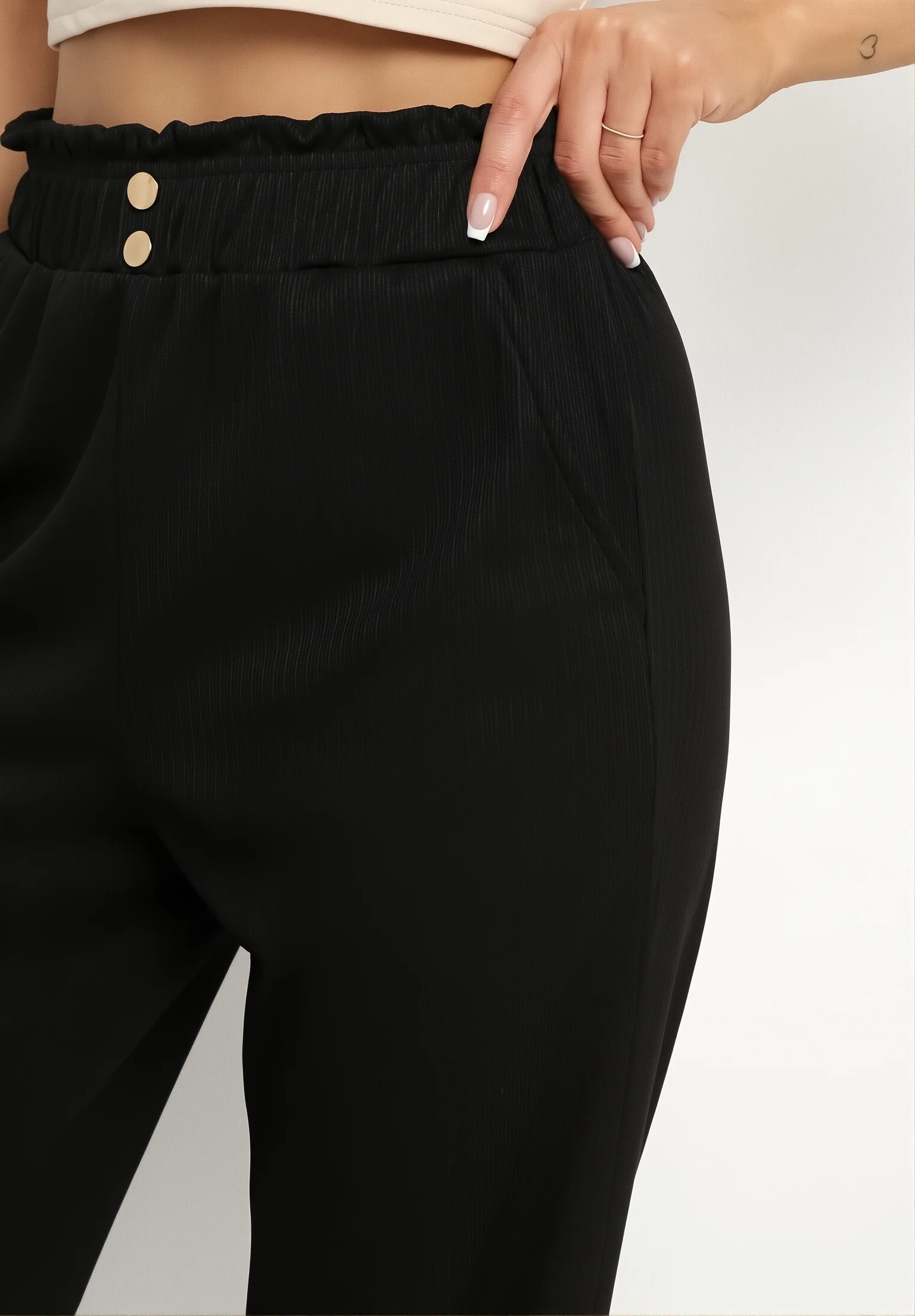 Pantalon droit en tissu léger - Image 10