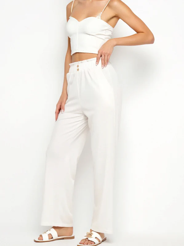 Pantalon droit en tissu léger - Image 13