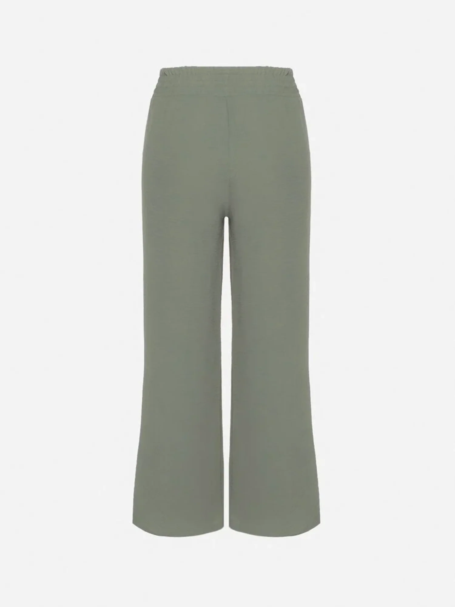 Pantalon droit fluide à taille élastique - Image 16