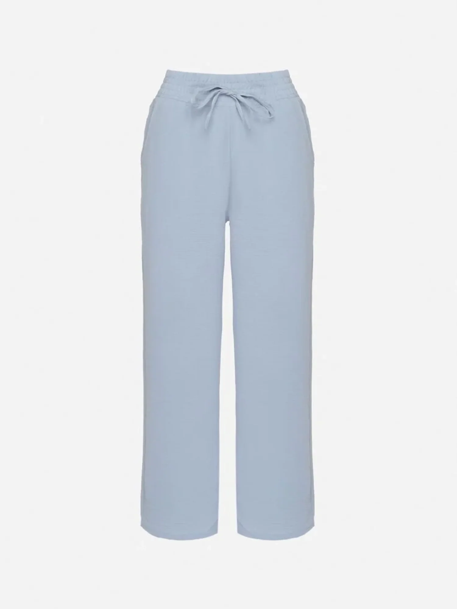 Pantalon droit fluide à taille élastique - Image 7