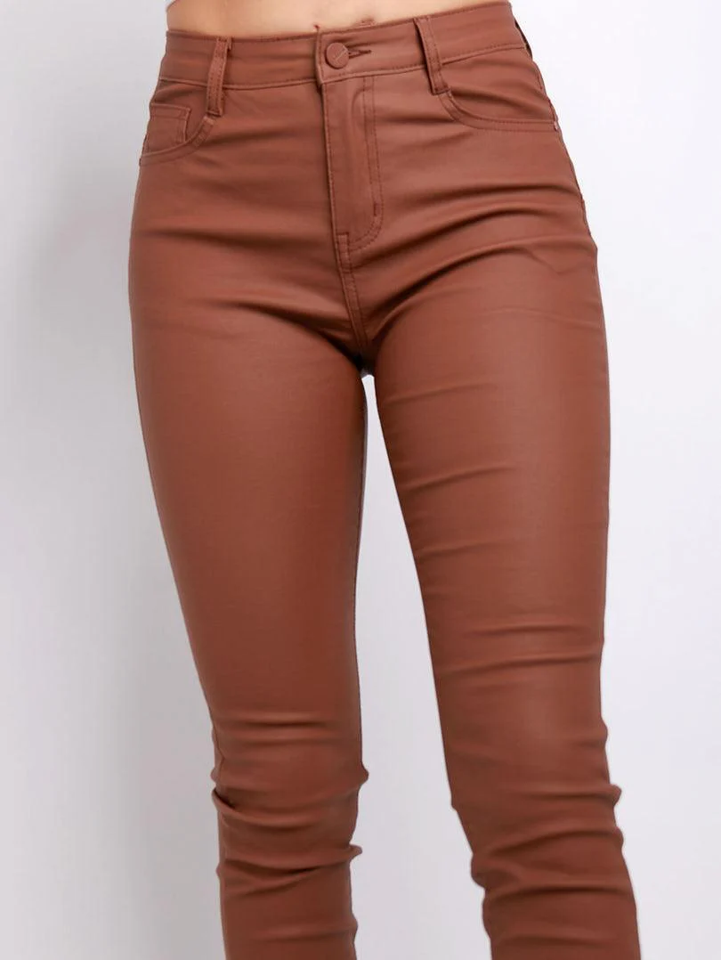 Pantalon en simili cuir - Image 3