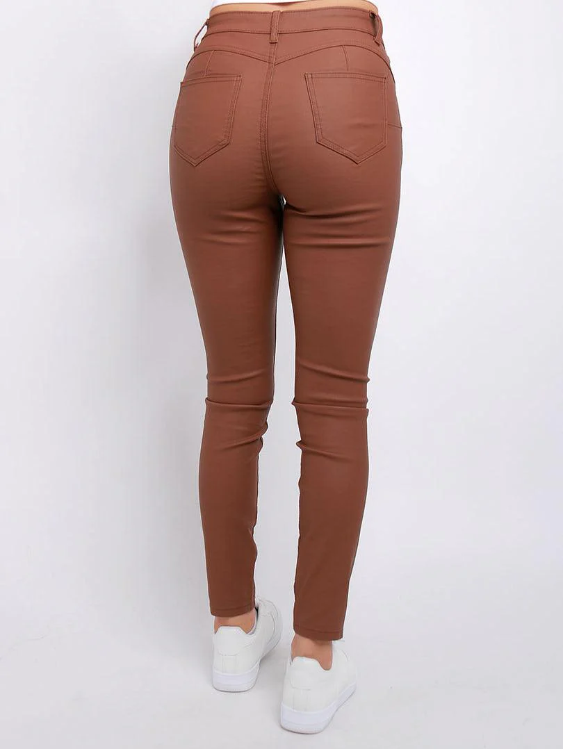 Pantalon en simili cuir - Image 4