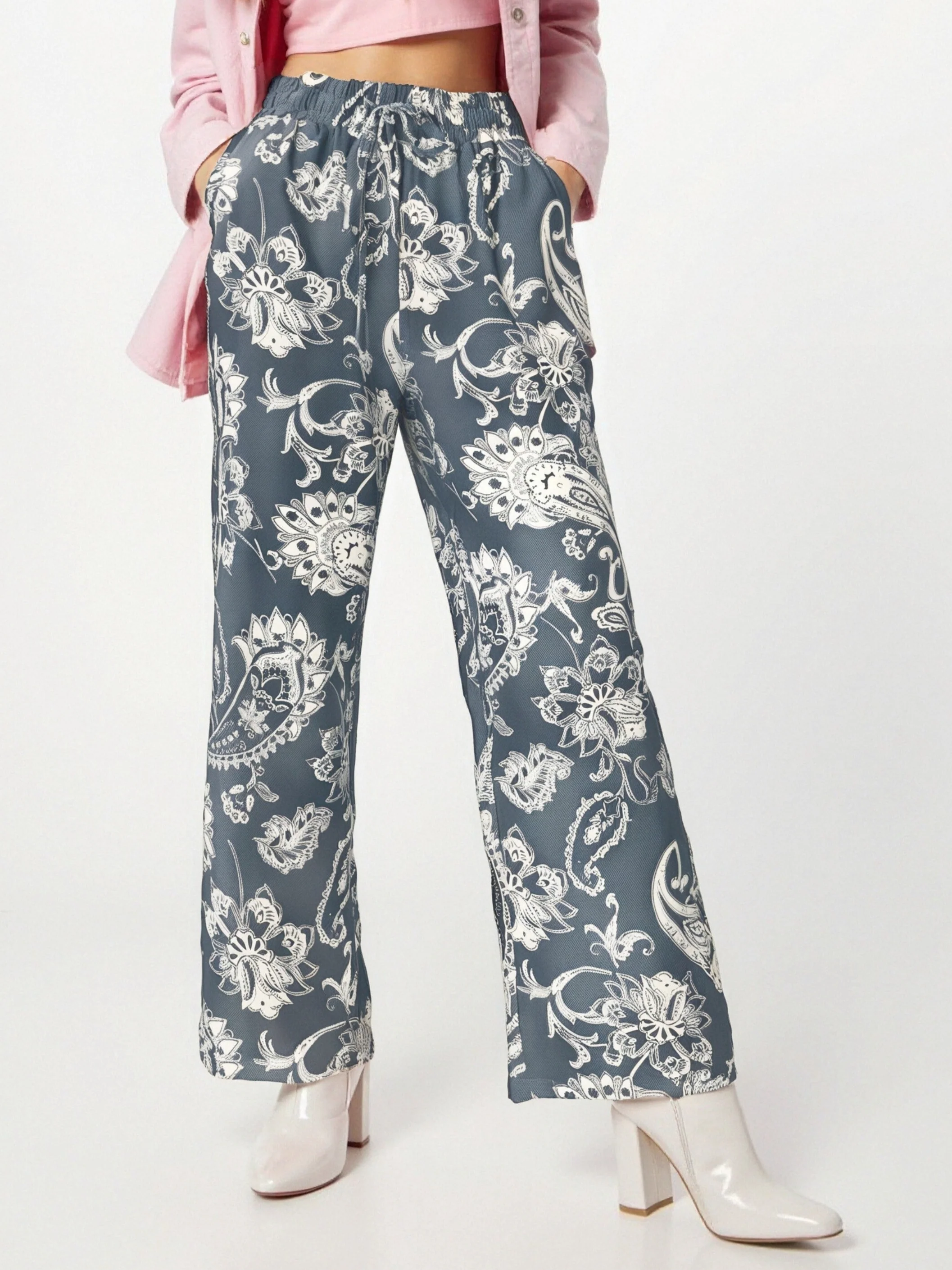 Pantalon fluide à imprimé floral - Image 3