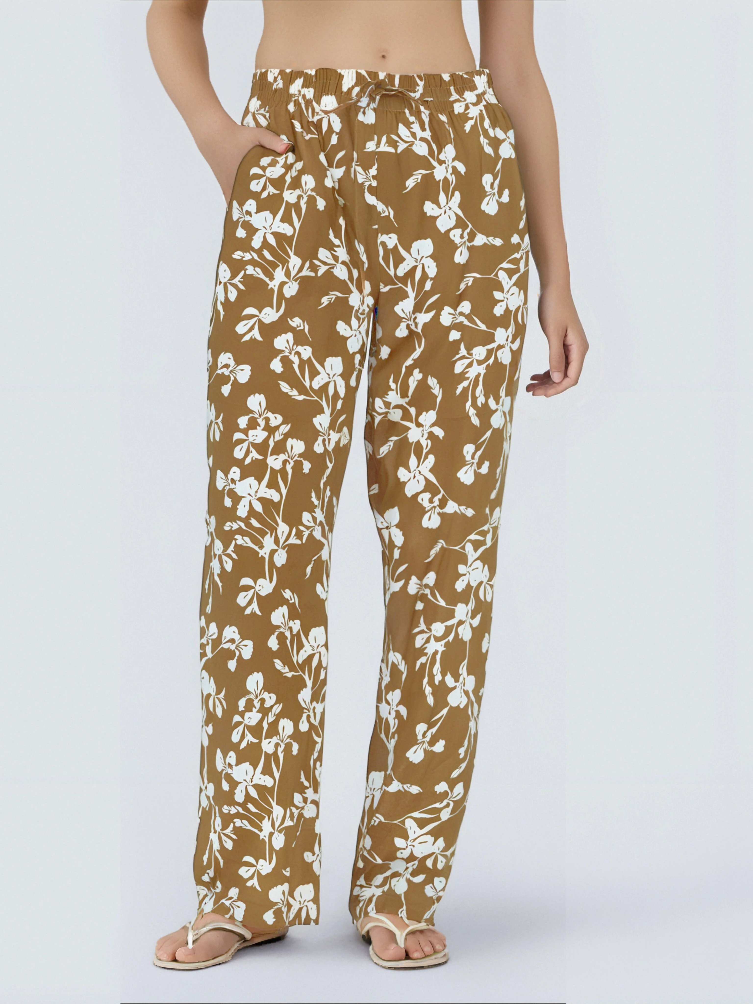 Pantalon fluide à Motif Floral - Image 5