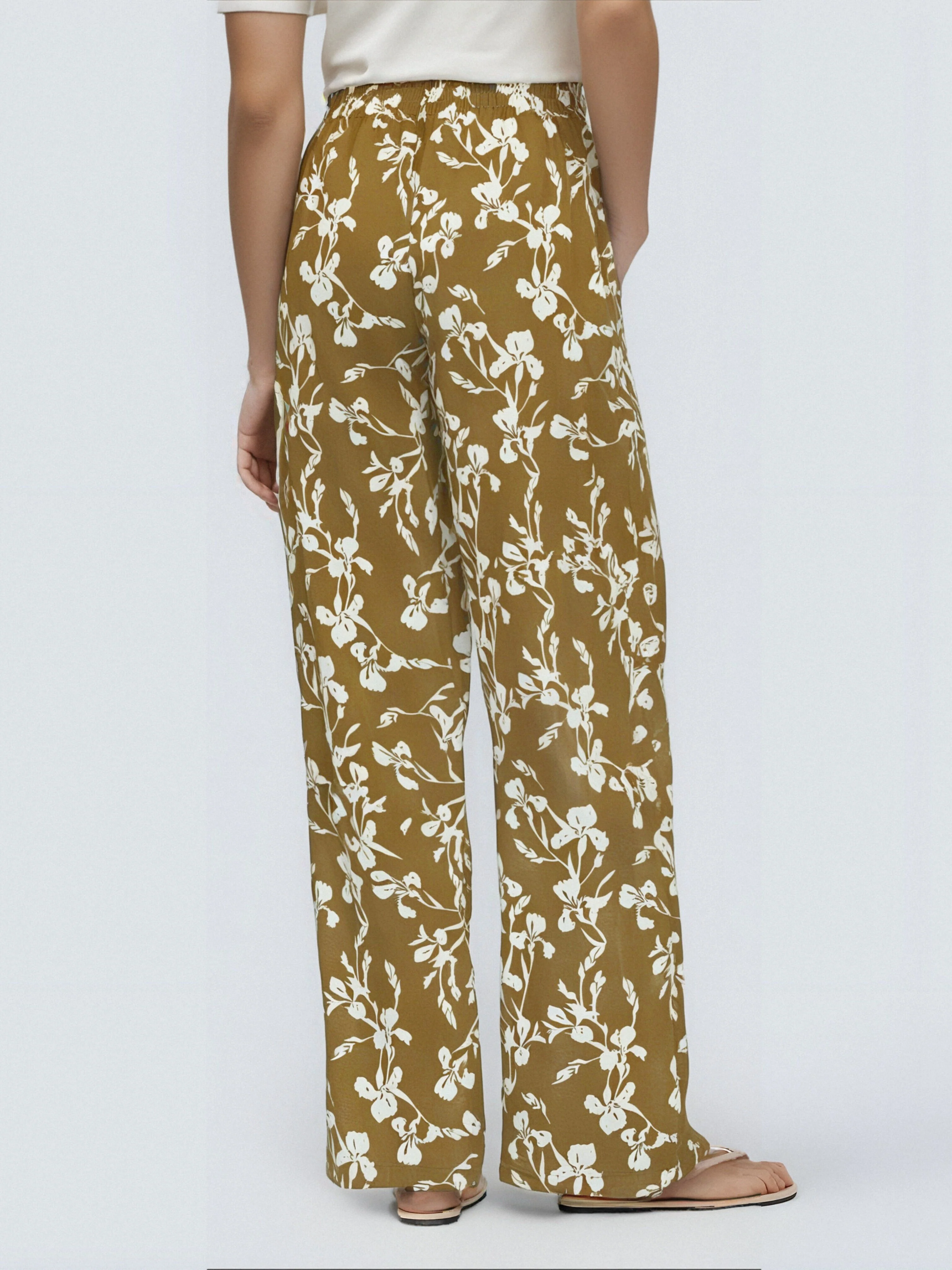 Pantalon fluide à Motif Floral - Image 6