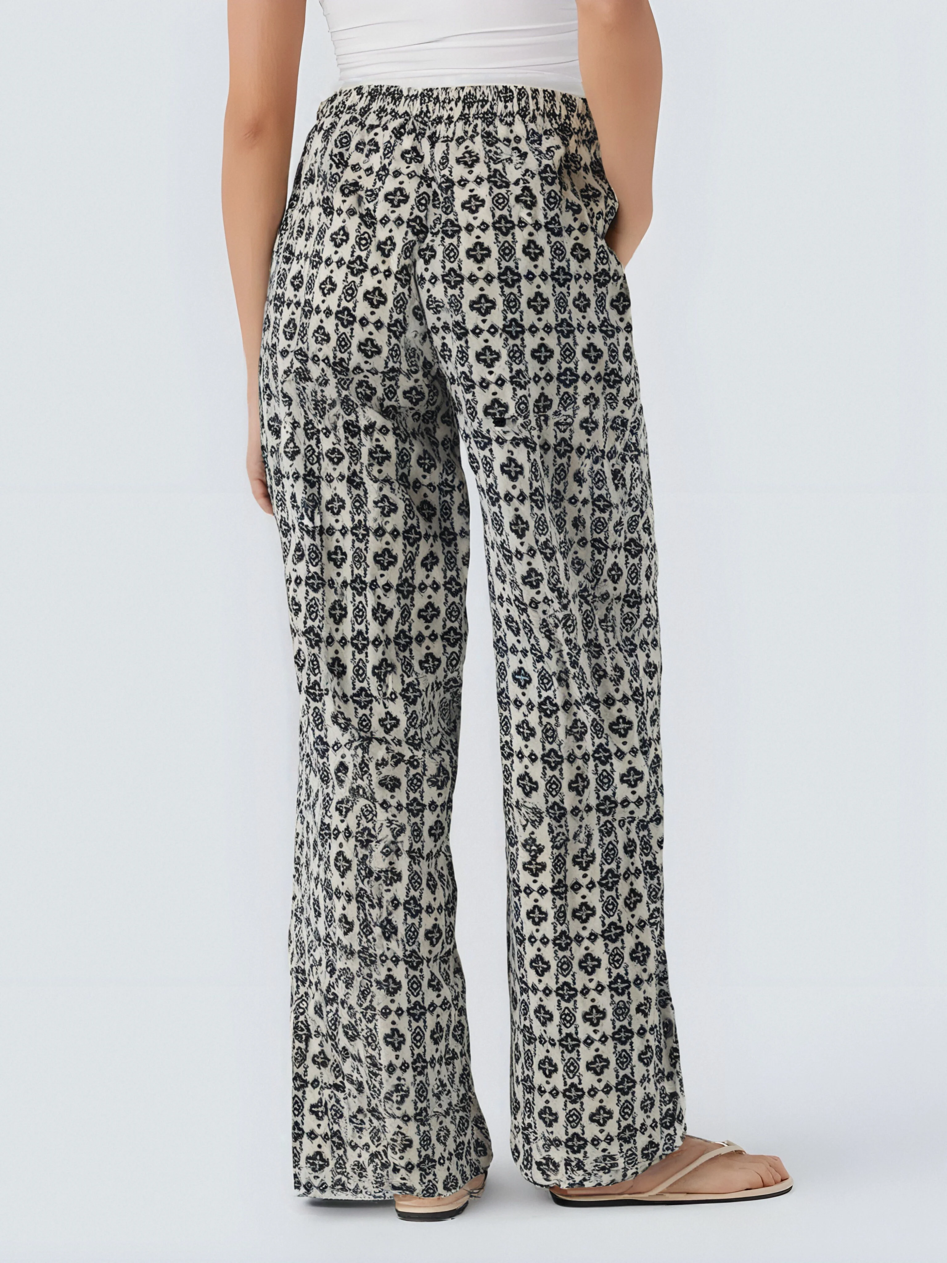 Pantalon Fluide Imprimé Bohème - Image 8