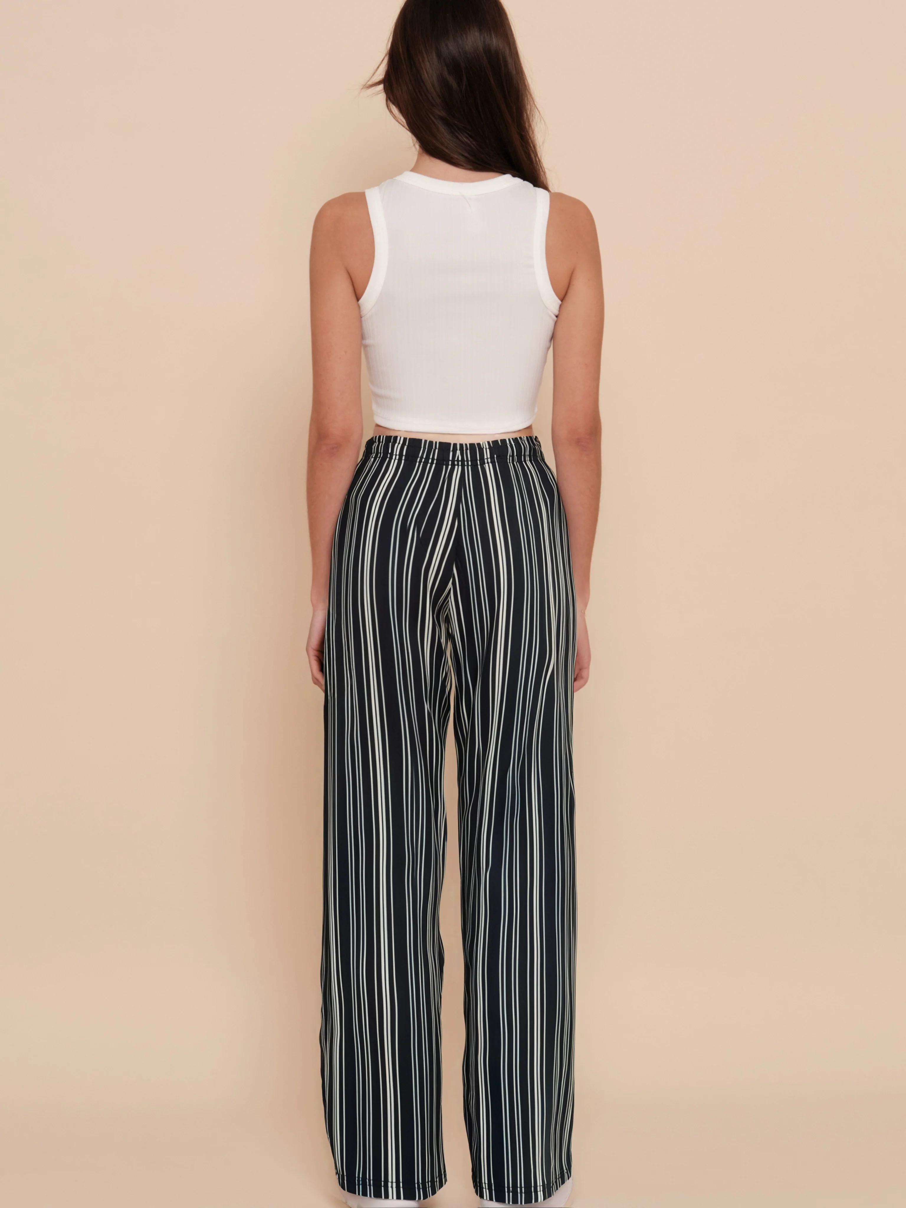 Pantalon fluide rayé - Image 4