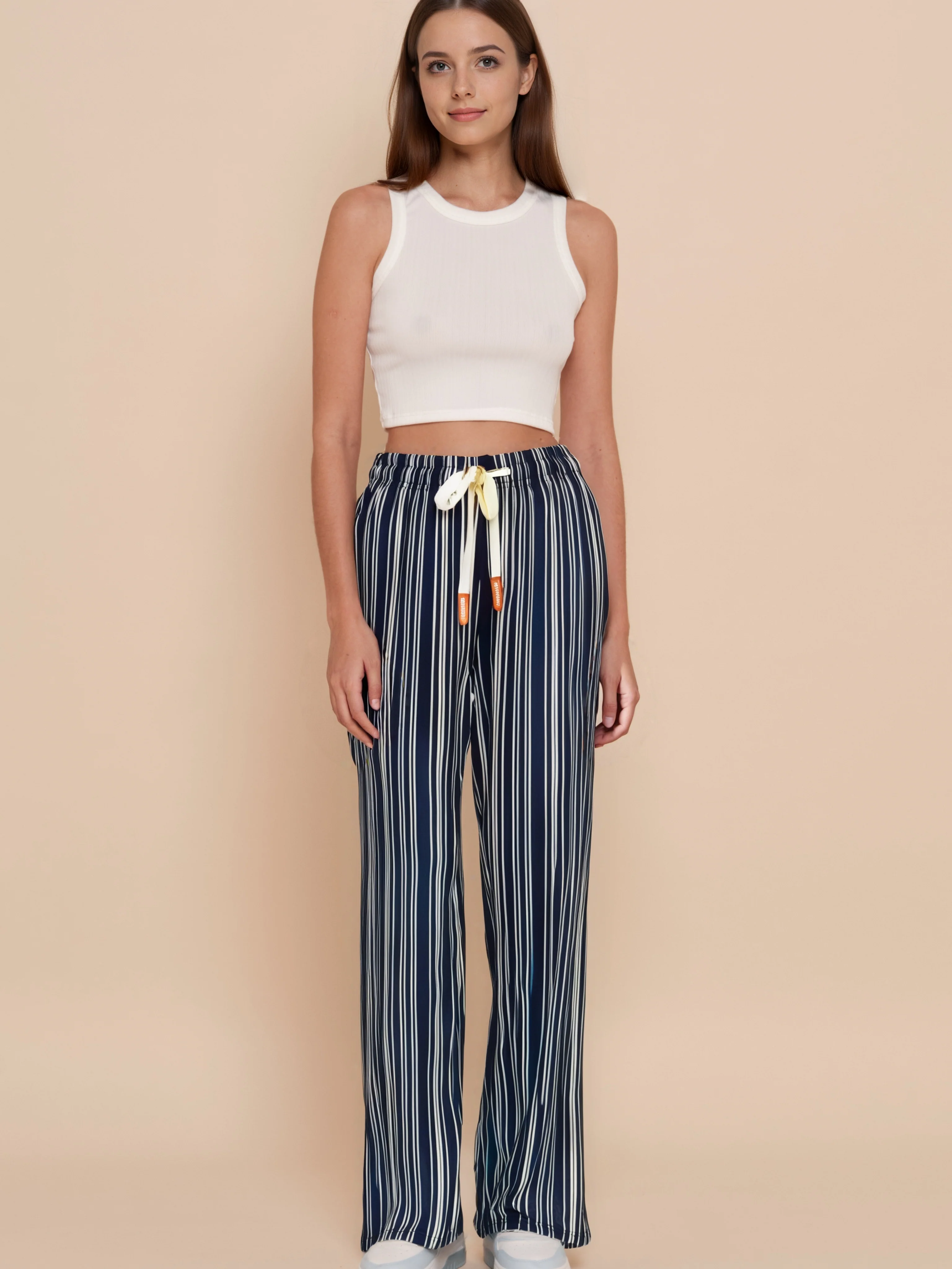 Pantalon fluide rayé - Image 5