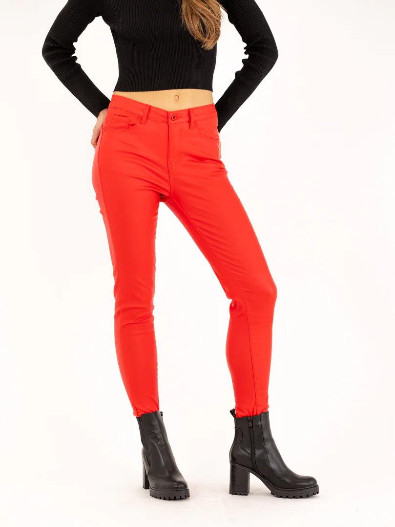 Pantalon skinny push up en simili cuir - Image 6