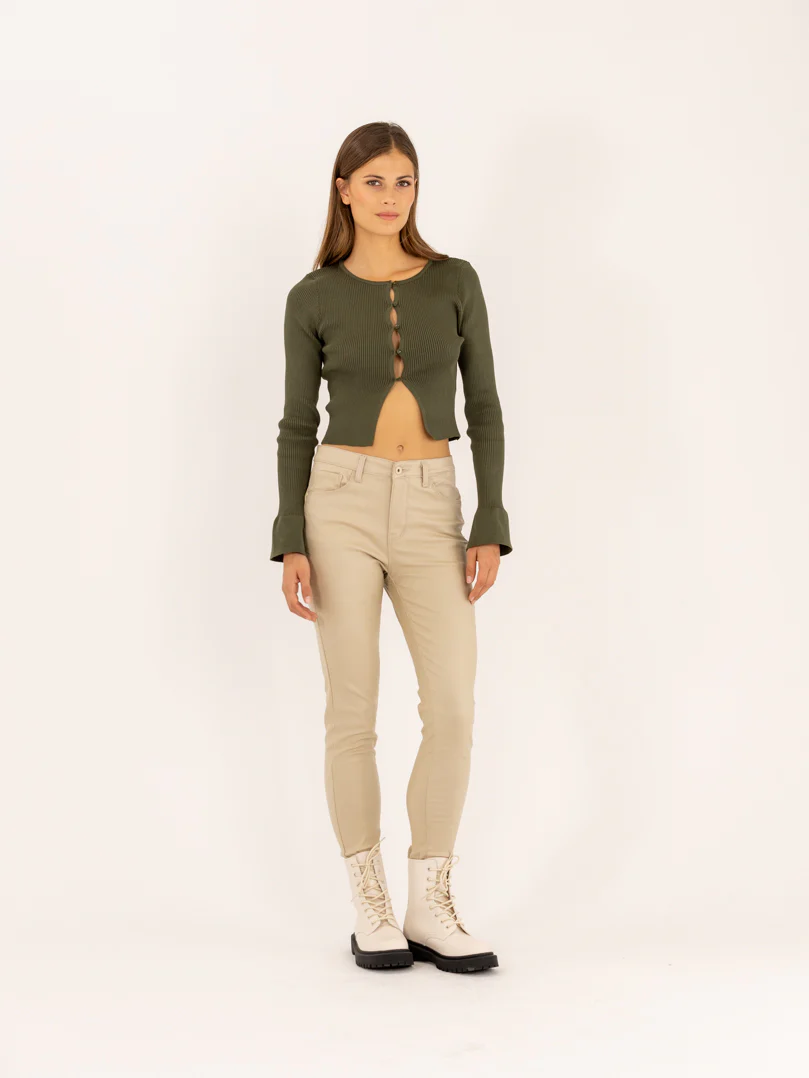 Pantalon skinny push up en simili cuir - Image 9