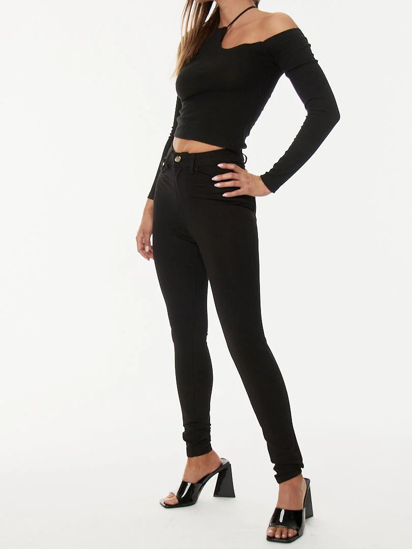 Pantalon skinny taille haute - Image 2