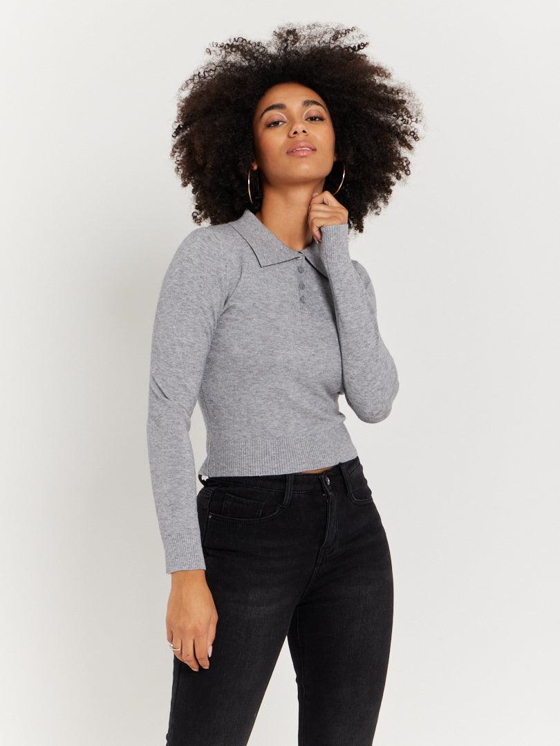 Pull col chemise boutonné - Image 17