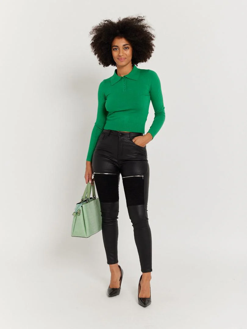 Pull col chemise boutonné - Image 4