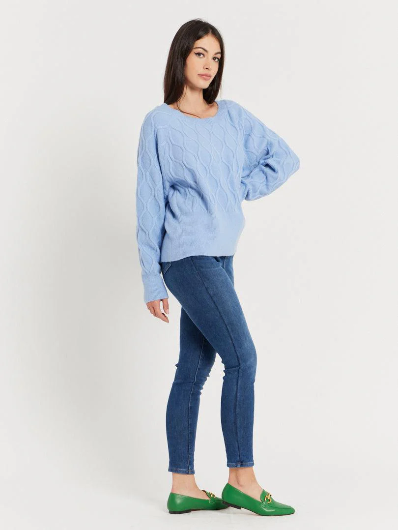 Pull col rond torsadé - Image 12