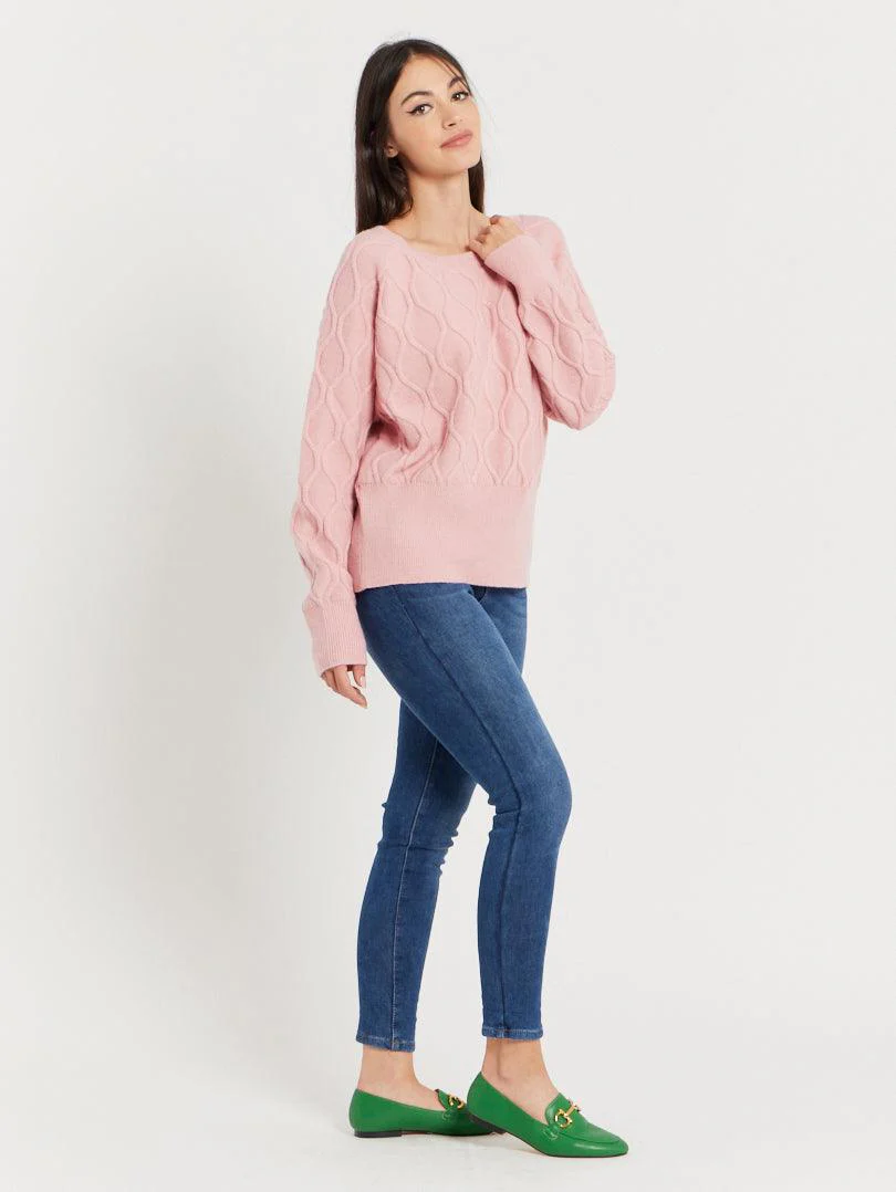 Pull col rond torsadé - Image 17