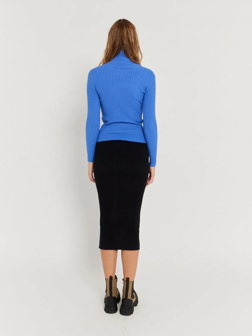 Pull col roulé orange brulé - Image 14