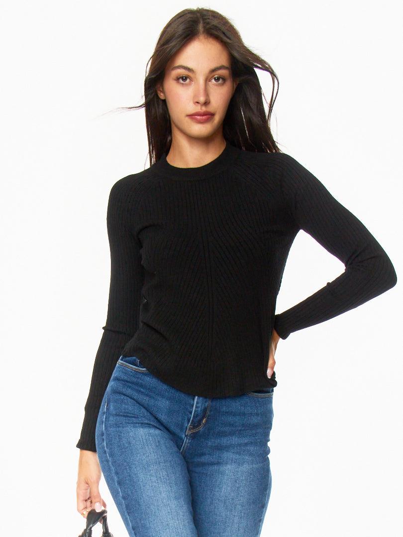 Pull côtelé graphique Rose fuschia - Image 10
