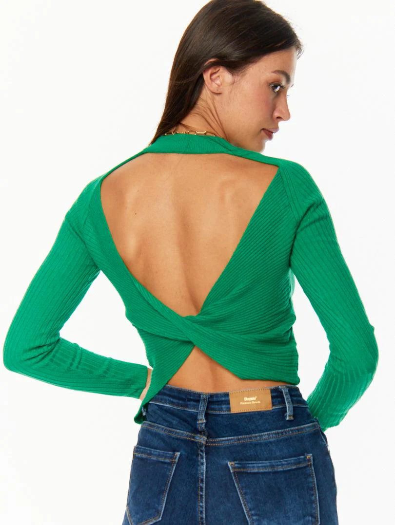 Pull côtelé graphique Rose fuschia - Image 17
