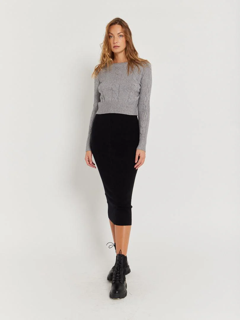 Pull court marron chocolat - Image 10