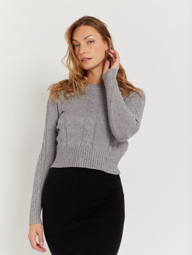 Pull court marron chocolat - Image 12