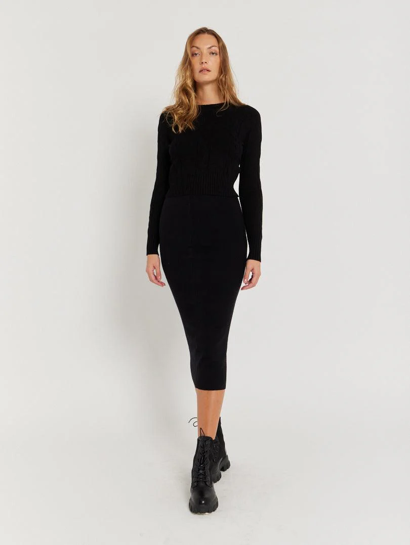 Pull court marron chocolat - Image 15