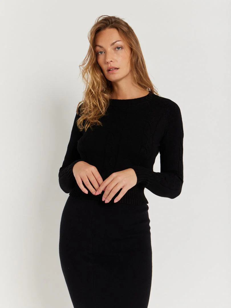 Pull court marron chocolat - Image 18
