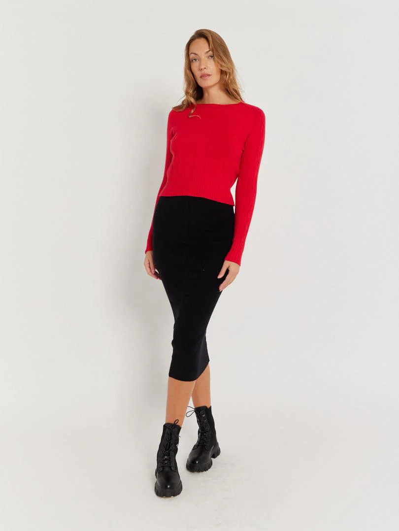 Pull court marron chocolat - Image 20