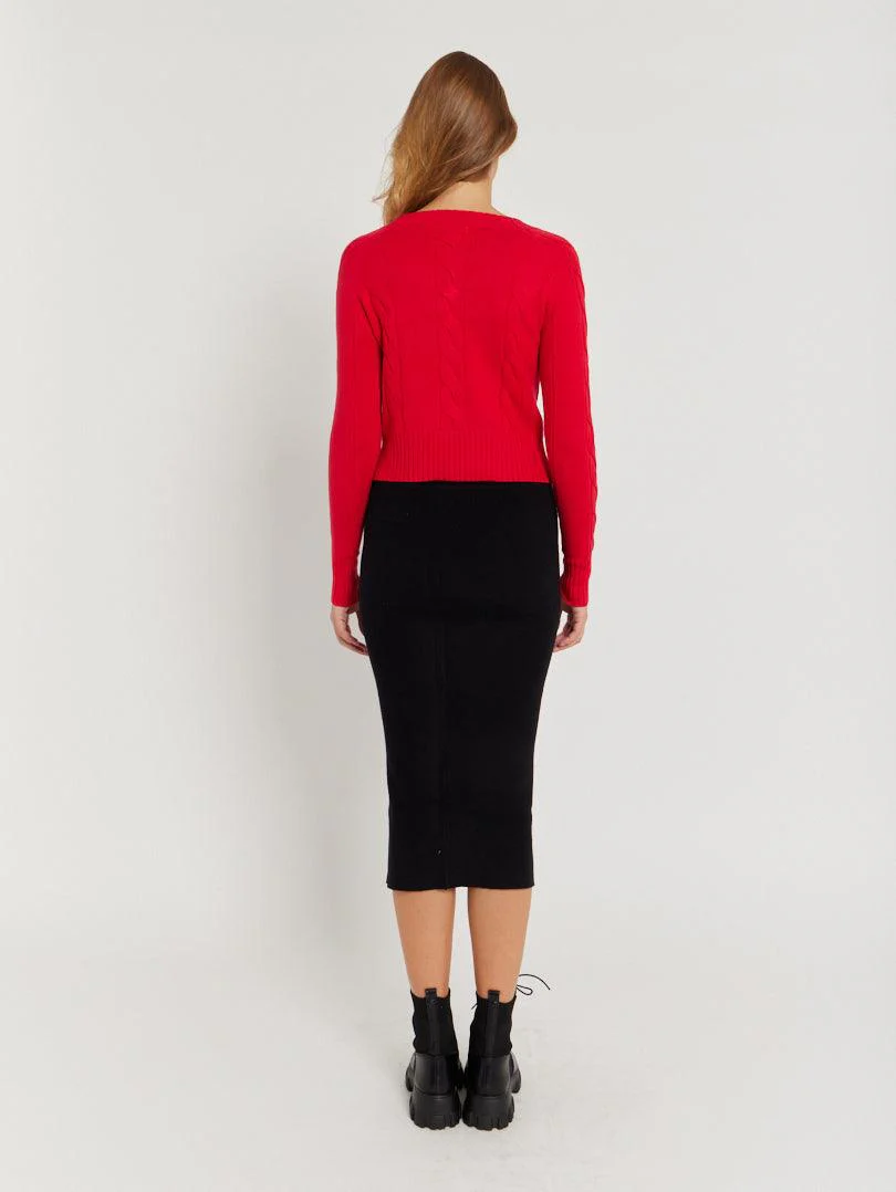 Pull court marron chocolat - Image 21