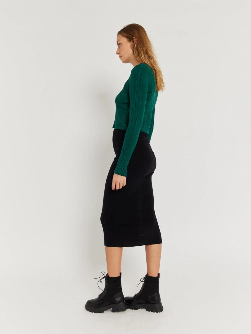 Pull court marron chocolat - Image 26