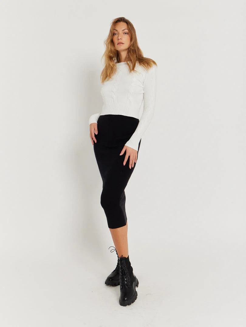 Pull court marron chocolat - Image 6