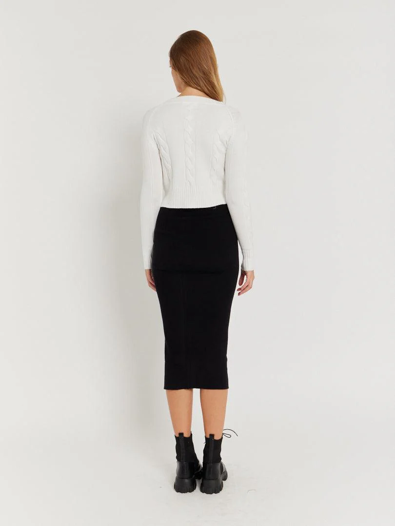 Pull court marron chocolat - Image 7