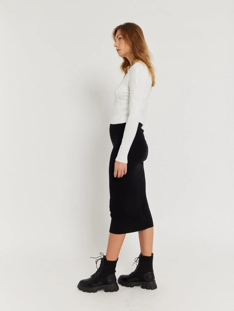 Pull court marron chocolat - Image 8