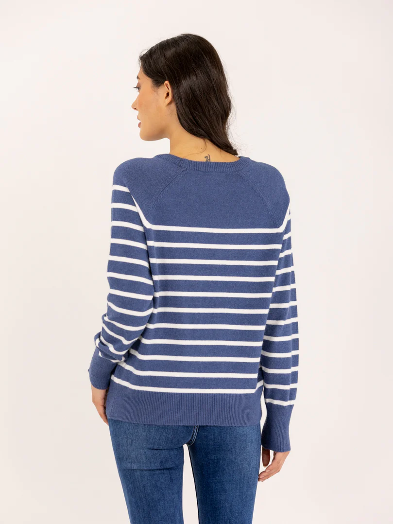 Pull marinière rayé avec boutons en perles - Image 21
