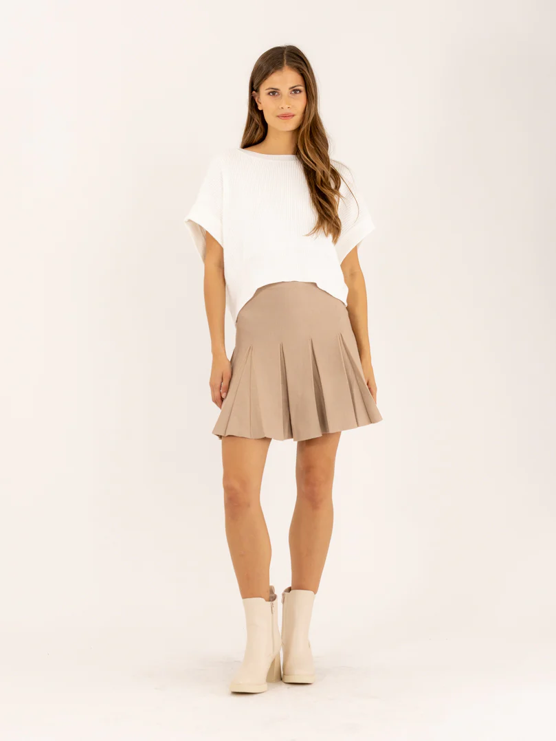 Pull sans manches en maille à épaules larges - Image 8
