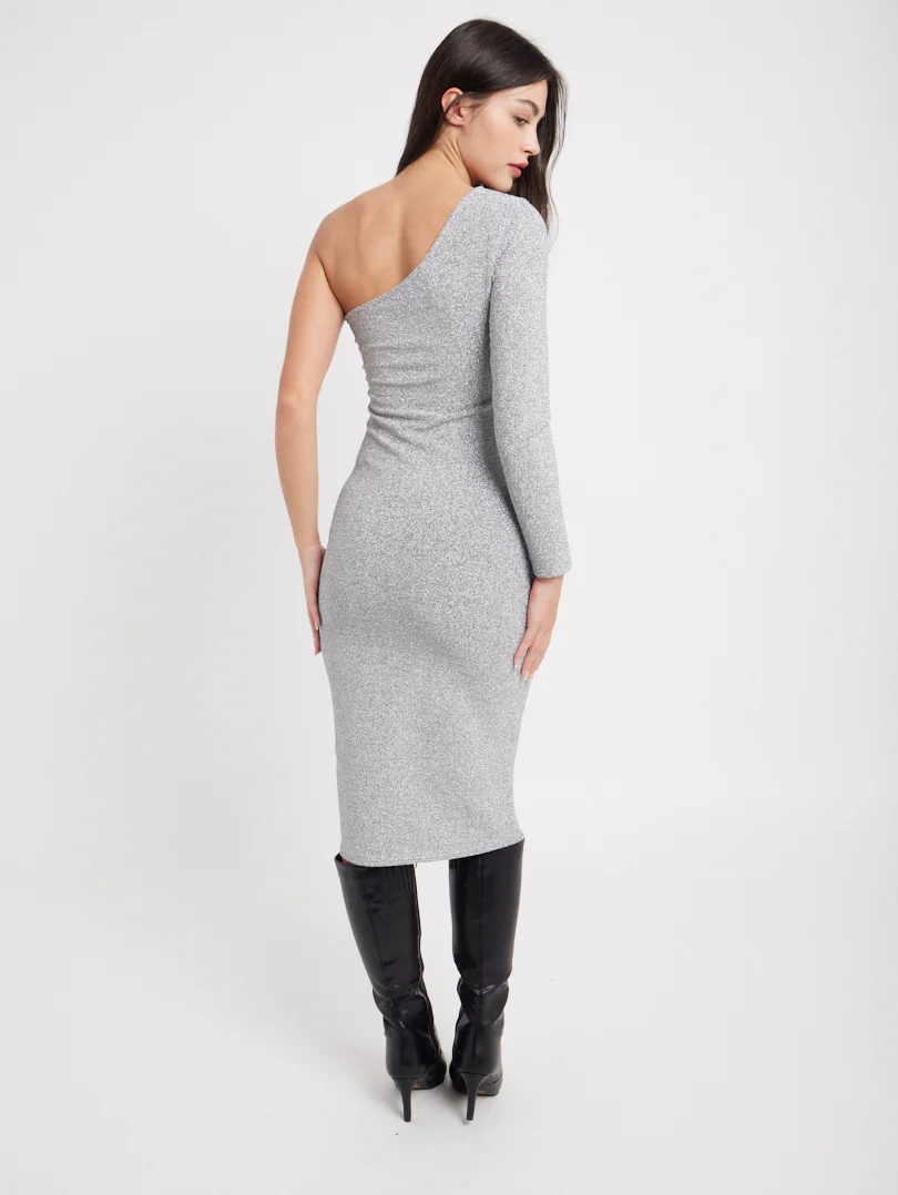 Robe asymétrique à paillettes - Image 3