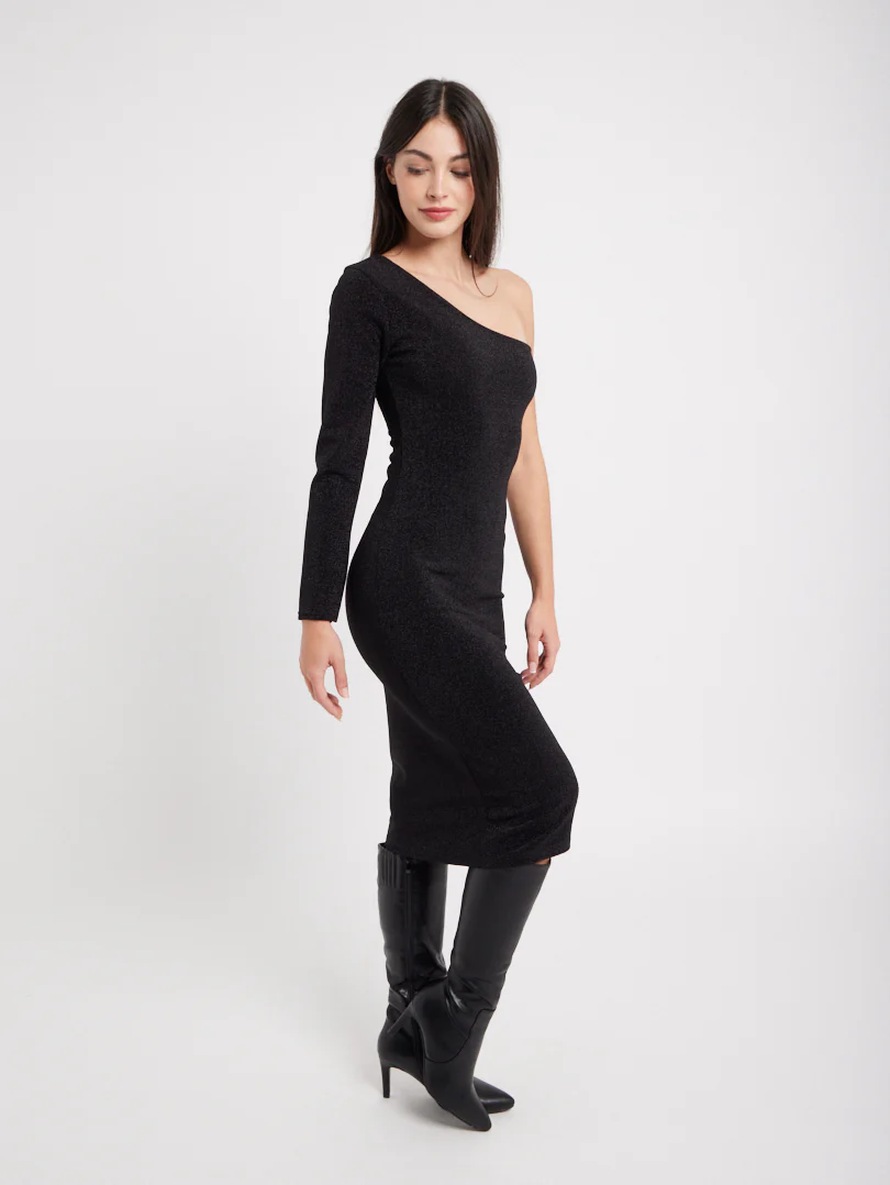 Robe asymétrique à paillettes - Image 6
