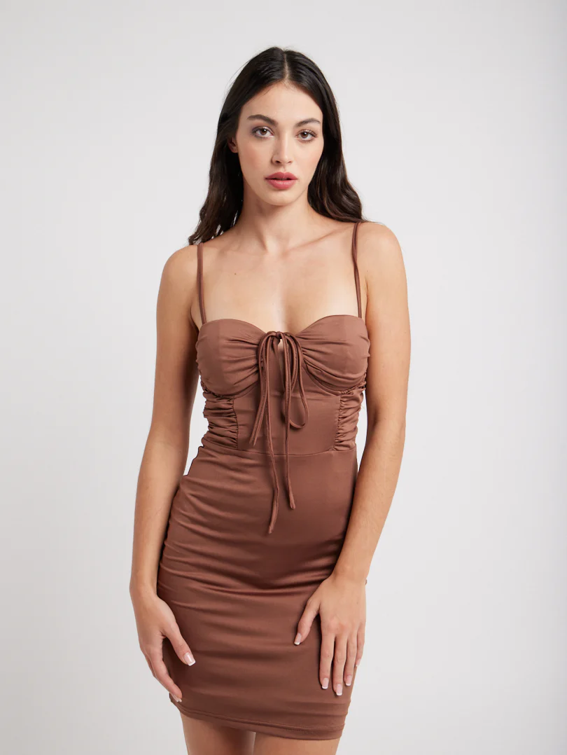 Robe bustier à bretelles fines - Image 9