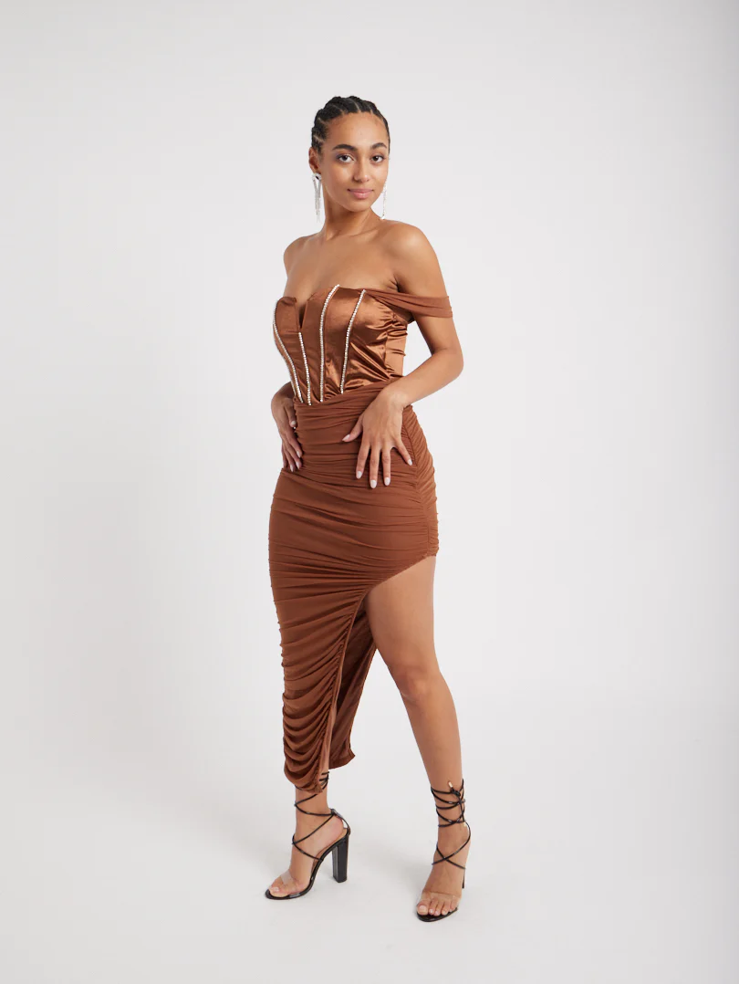 Robe bustier asymétrique - Image 10
