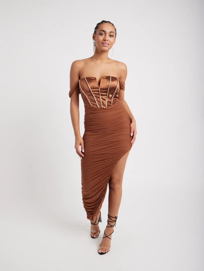 Robe bustier asymétrique - Image 9