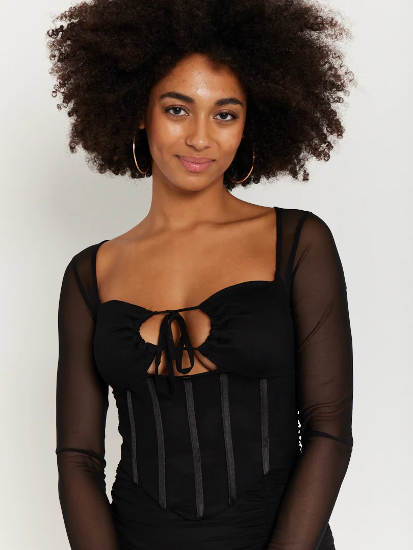 Robe corset rose fuschia - Image 12