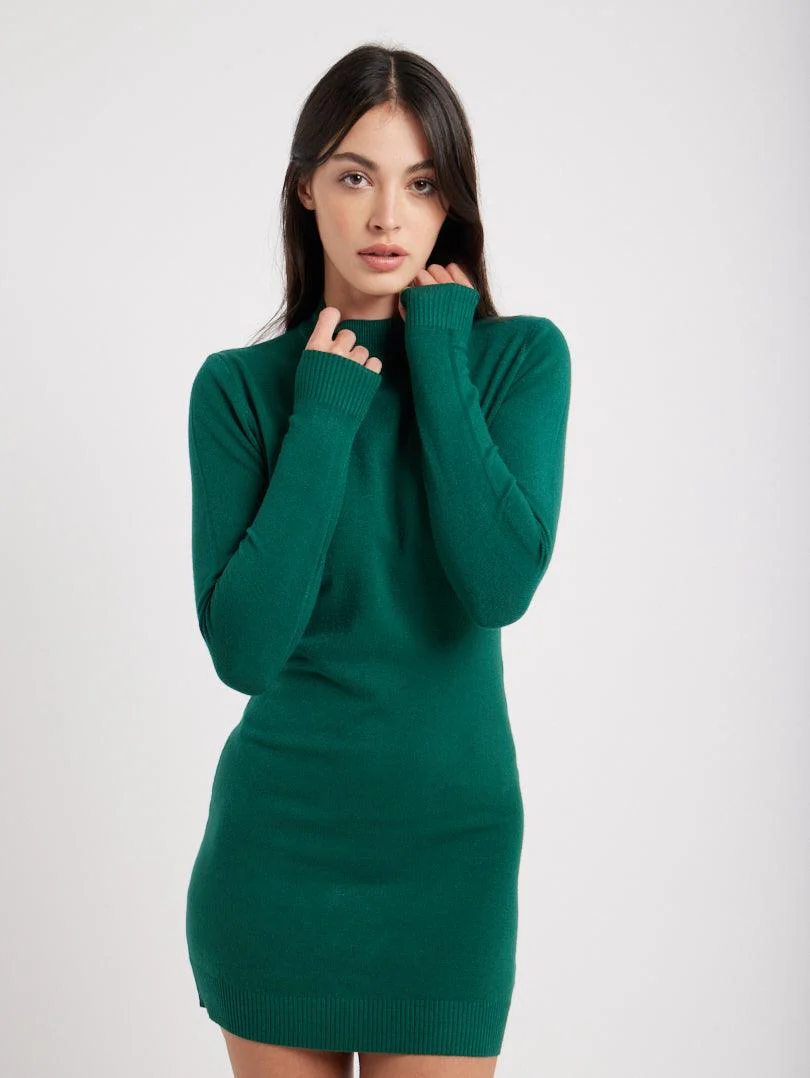 Robe courte en maille