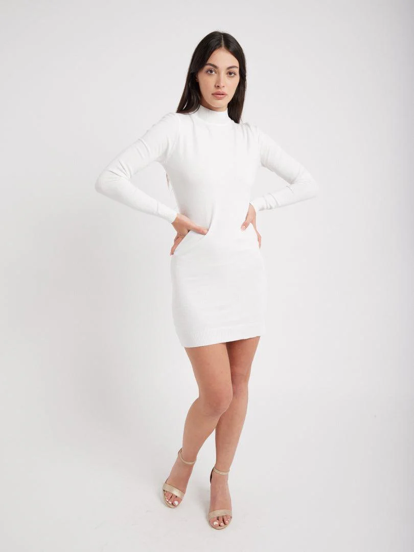 Robe courte en maille - Image 9