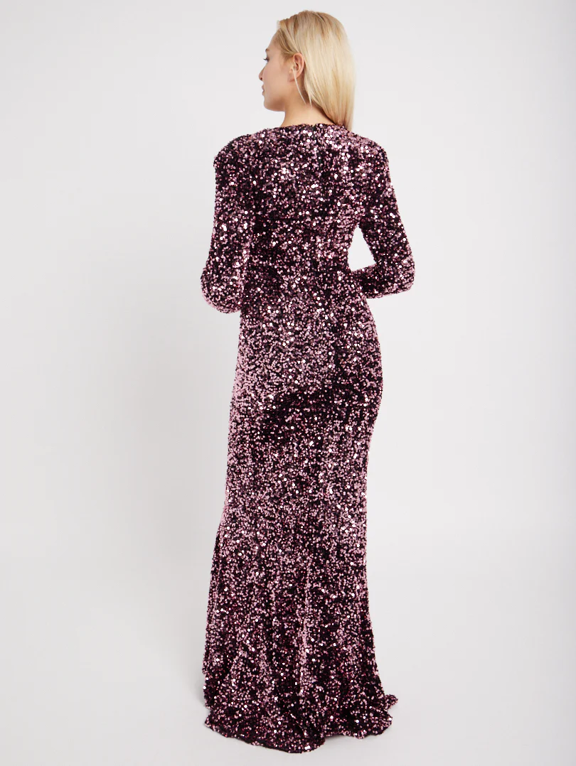Robe de soirée longue à sequins - Image 20
