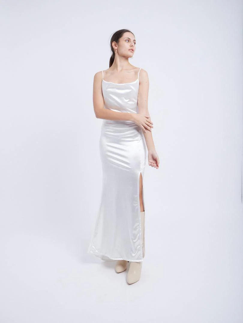 Robe de soirée satinée - Image 10
