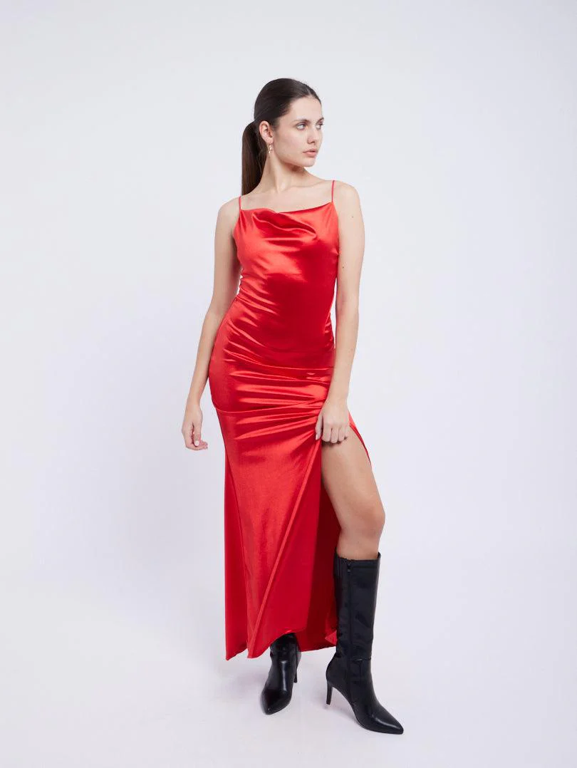 Robe de soirée satinée - Image 17