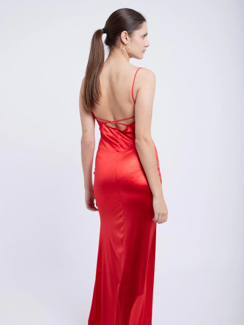 Robe de soirée satinée - Image 19