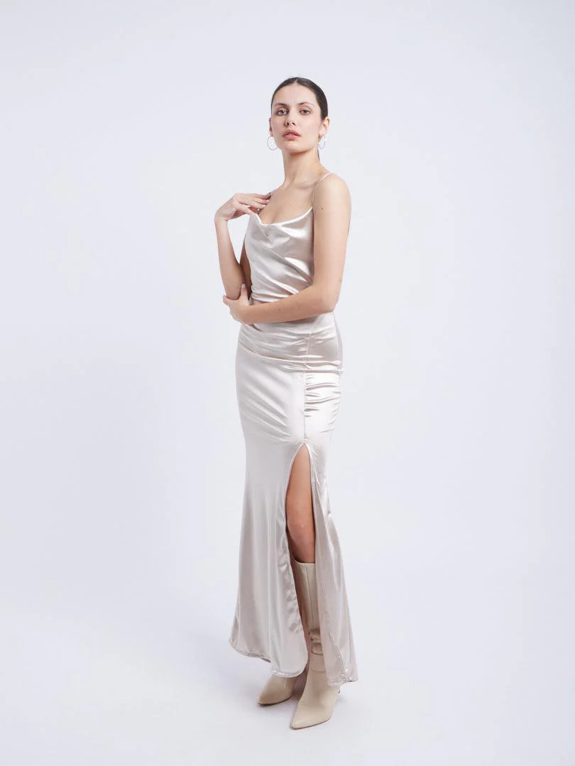 Robe de soirée satinée - Image 5